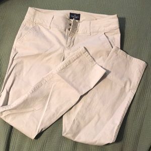 AE khaki skinny pants - 6R, NWOT!!!